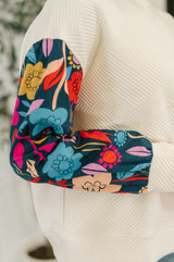 Sing a Melody Floral Sleeve Top