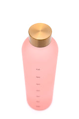 Sippin' Pretty 32 oz Translucent Water Bottle in Pink & Gold - Liarian Unlimited Boutique