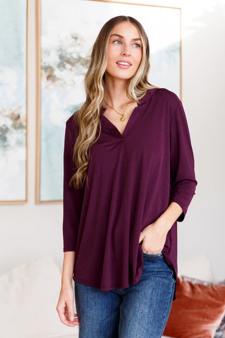 So Outstanding Top in Dark Magenta - Liarian Unlimited Boutique