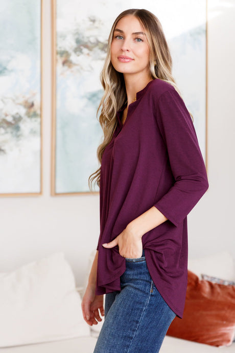 So Outstanding Top in Dark Magenta - Liarian Unlimited Boutique