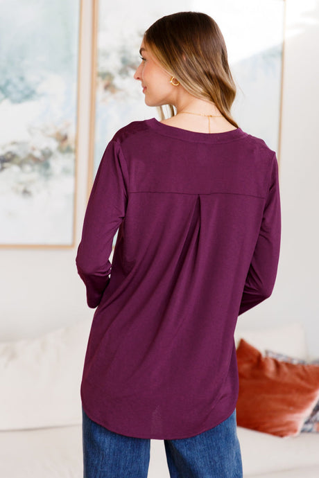 So Outstanding Top in Dark Magenta - Liarian Unlimited Boutique