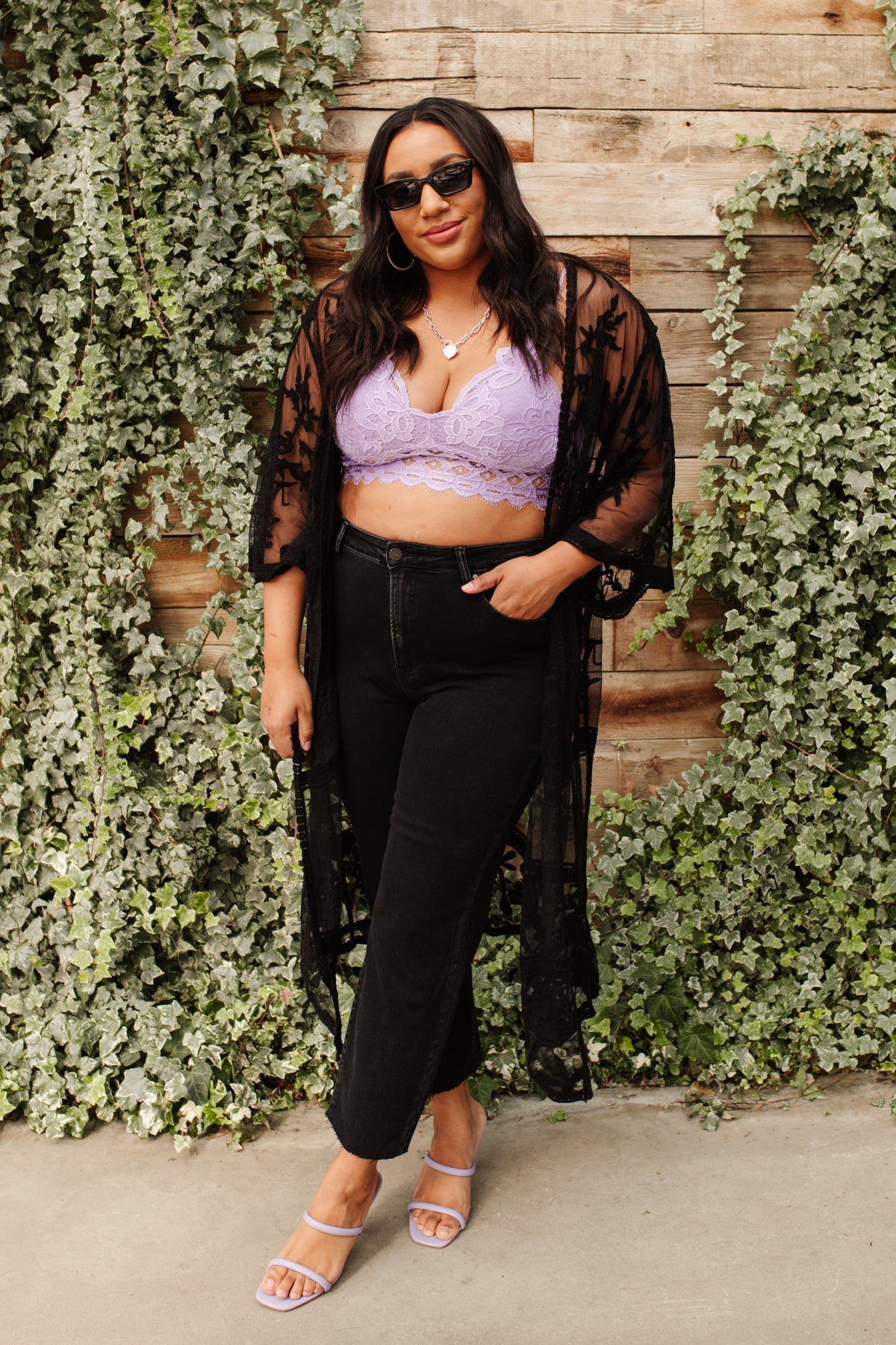 Así que este es el bralette Love en lavanda