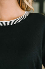So Totally Me Trim Detail Casual Top