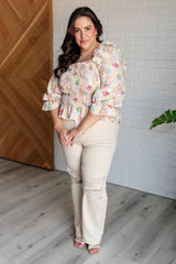 Blusa elástica fruncida Social Season