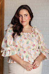 Blusa elástica fruncida Social Season