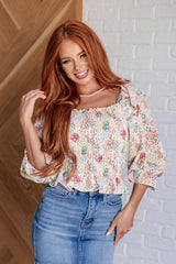 Blusa elástica fruncida Social Season