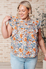 Blusa con mangas onduladas Something Peaceful