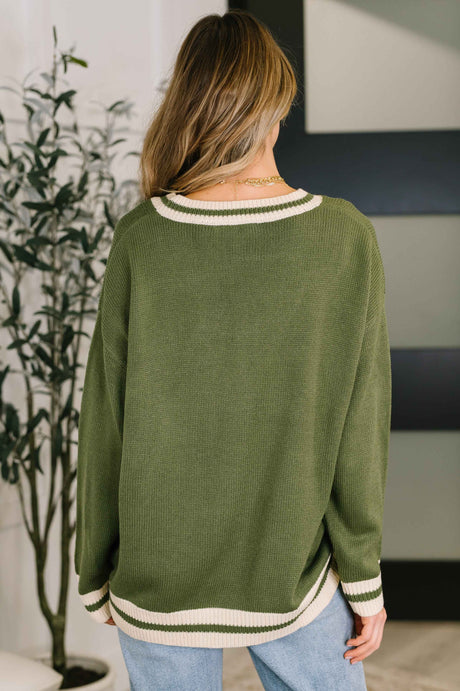 Something Simple Full Front Button Down Cardigan