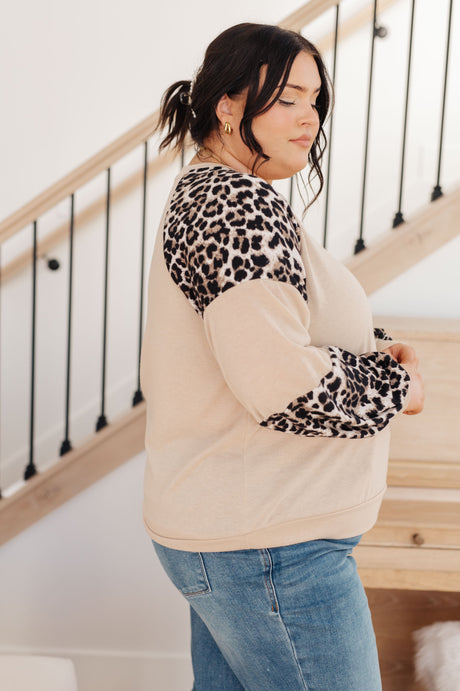 Sometime Safari Animal Print Top - Liarian Unlimited Boutique