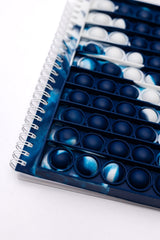 Spiral Writing Notebook in Blue Marble - Liarian Unlimited Boutique