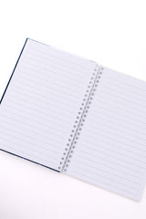 Spiral Writing Notebook in Blue Marble - Liarian Unlimited Boutique
