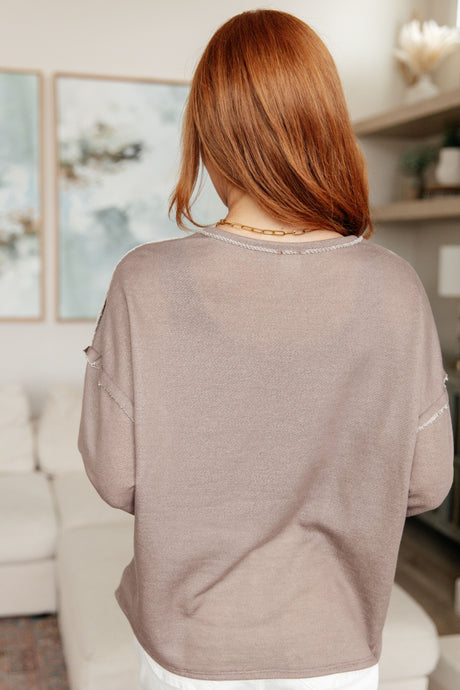 Jersey con cuello de pico Spring In My Step