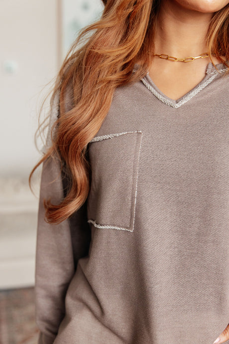 Jersey con cuello de pico Spring In My Step
