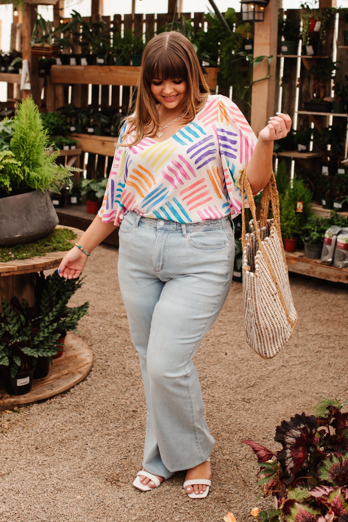 Top estampado con amor