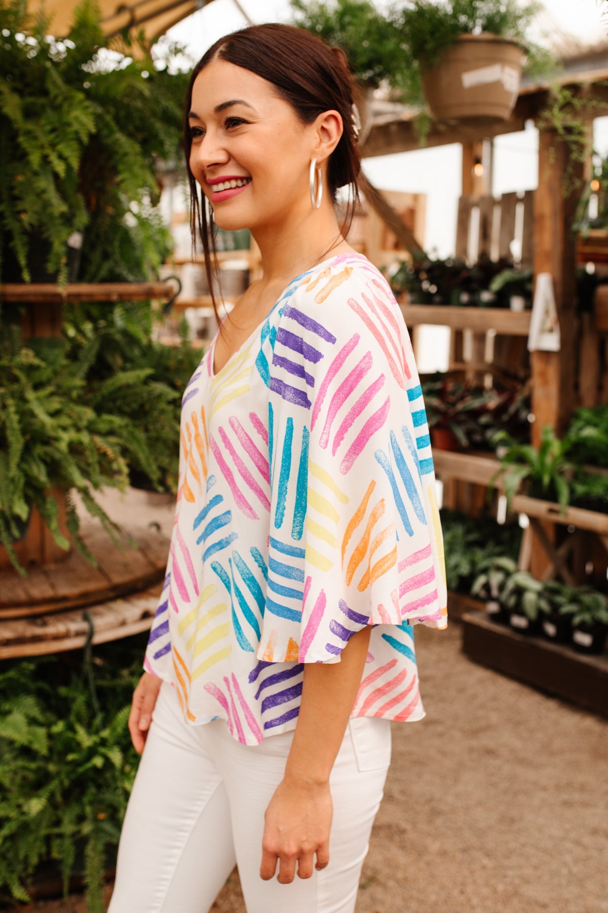 Top estampado con amor