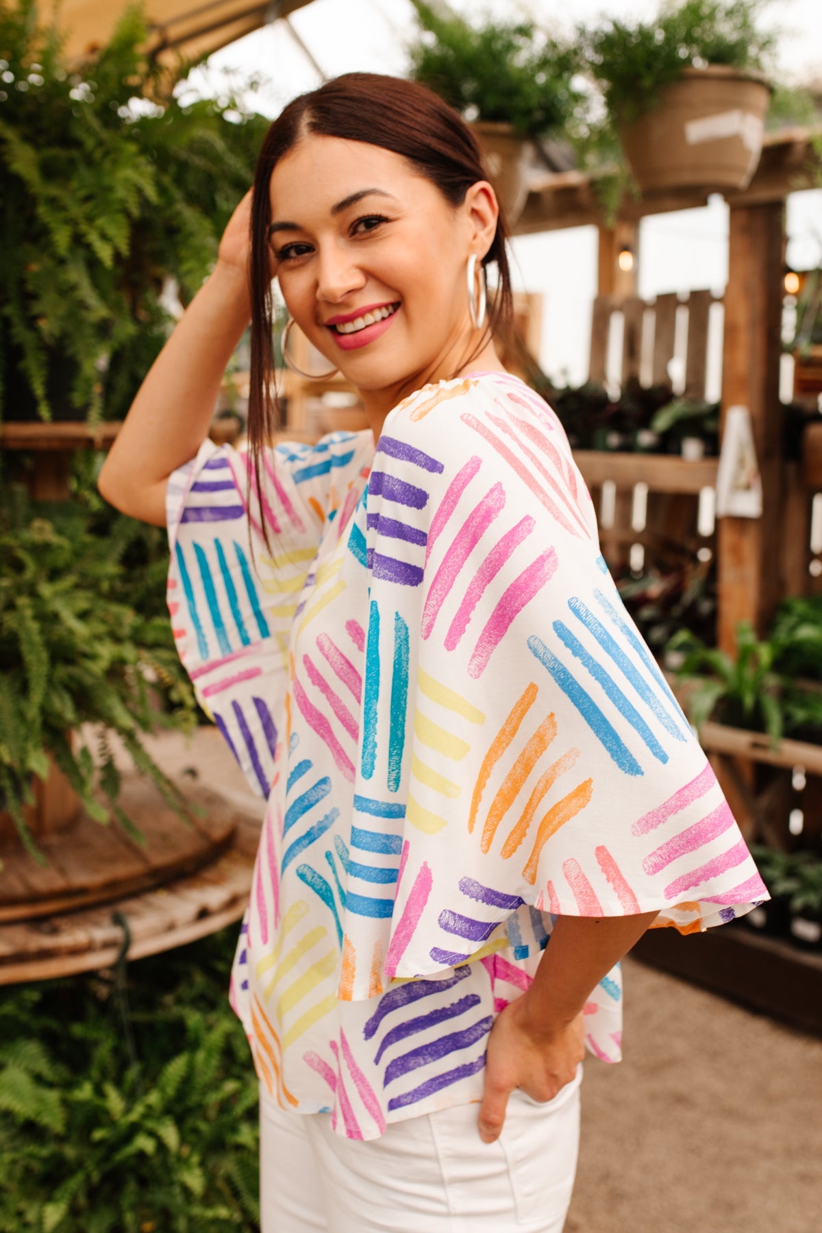 Top estampado con amor