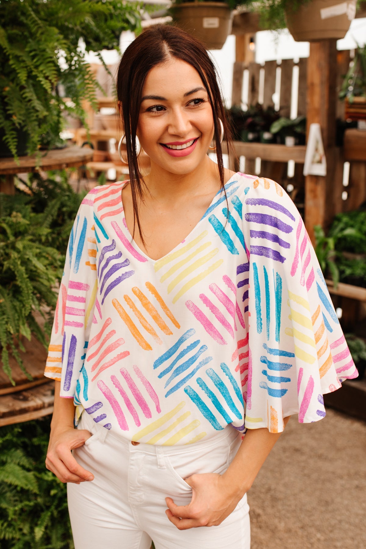 Top estampado con amor