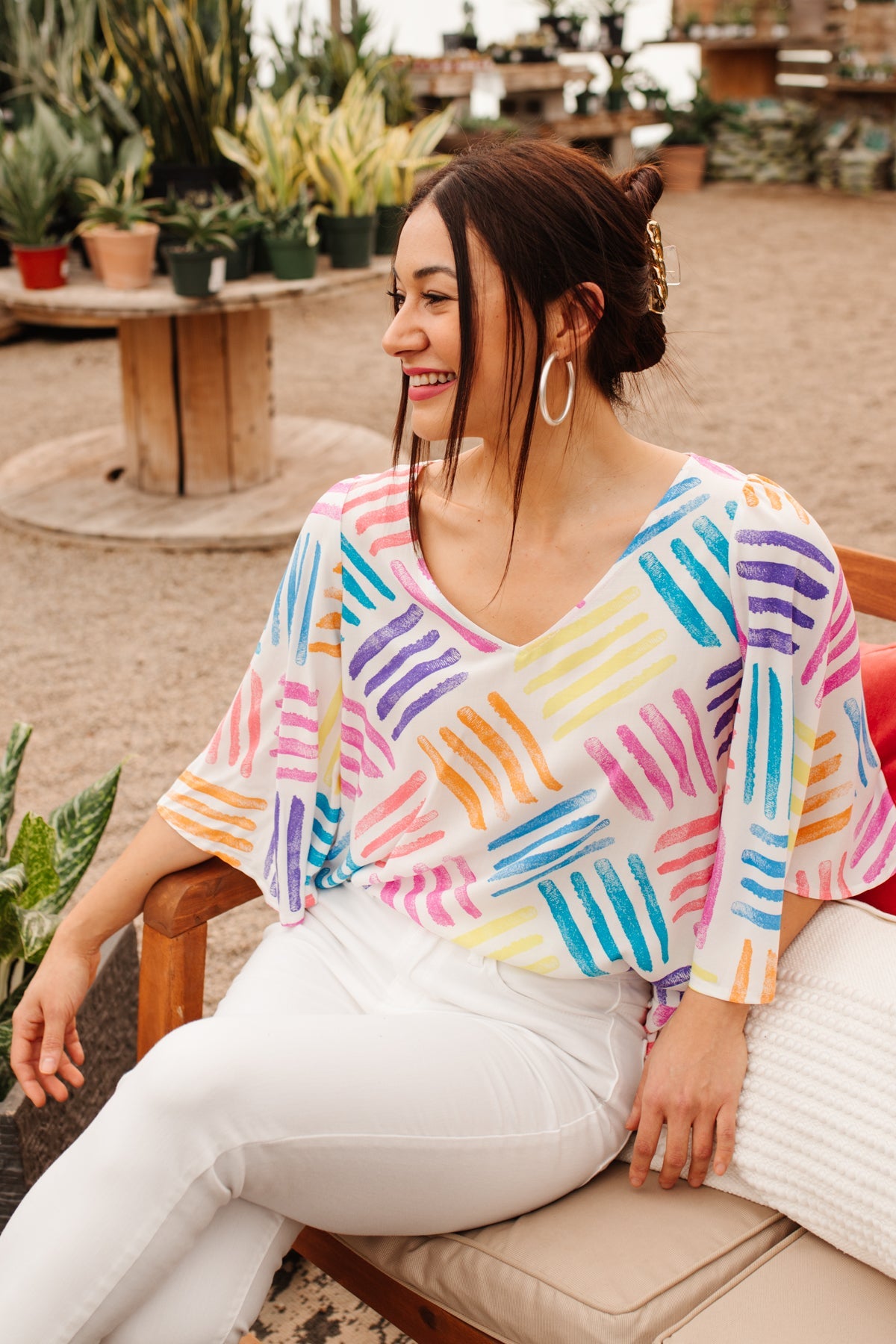 Top estampado con amor
