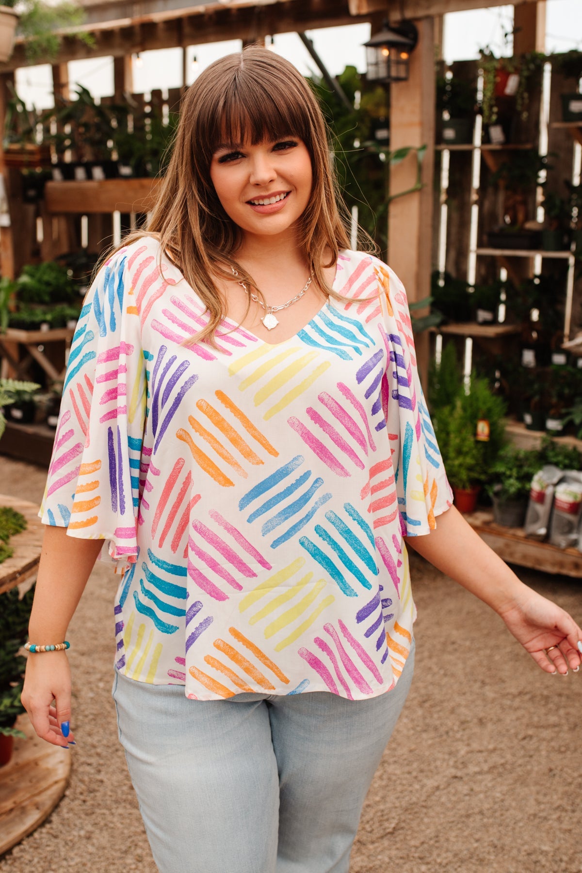 Top estampado con amor