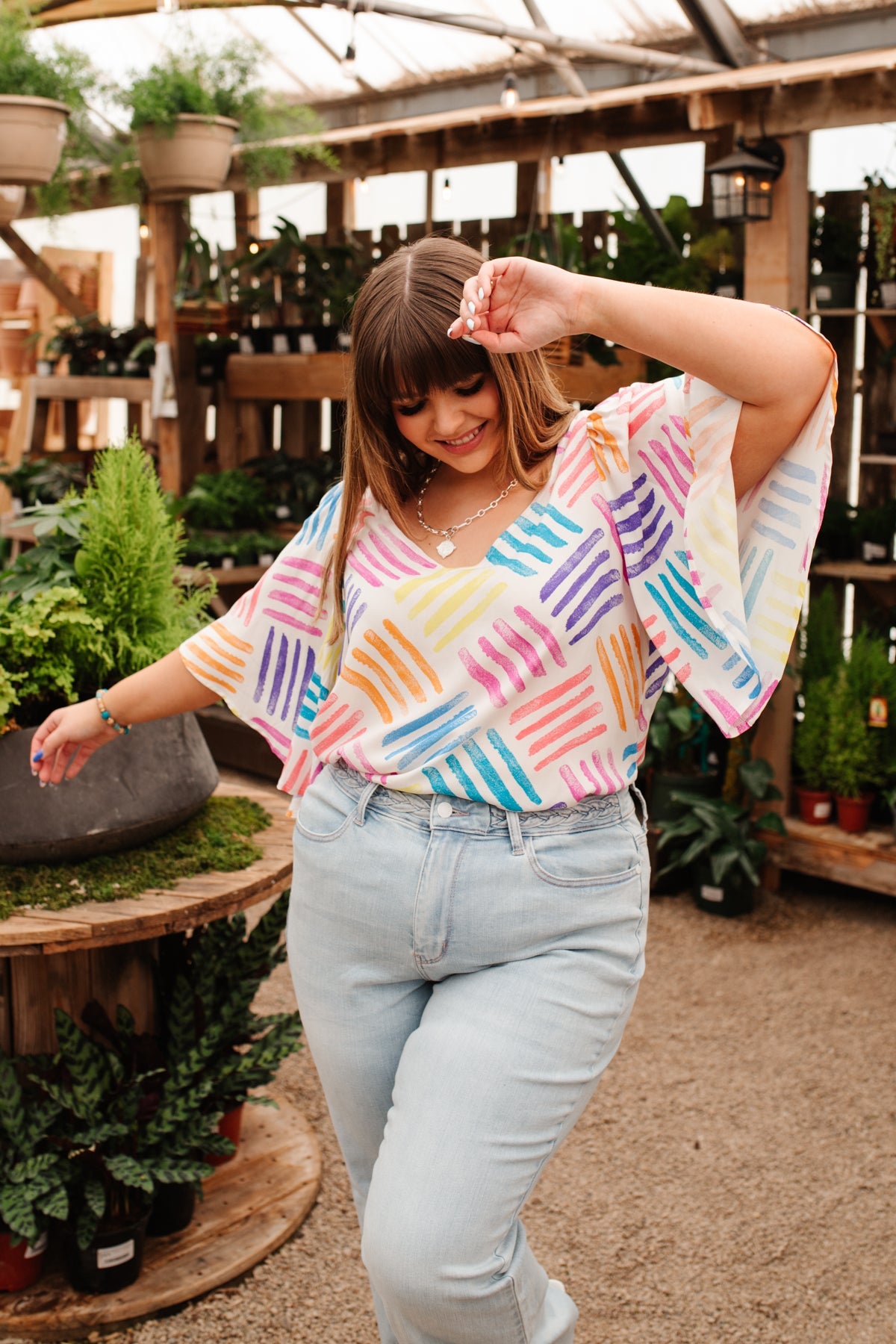 Top estampado con amor