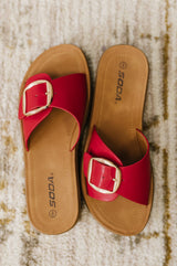 Sandalias sin cordones Strawberry en rojo Delight