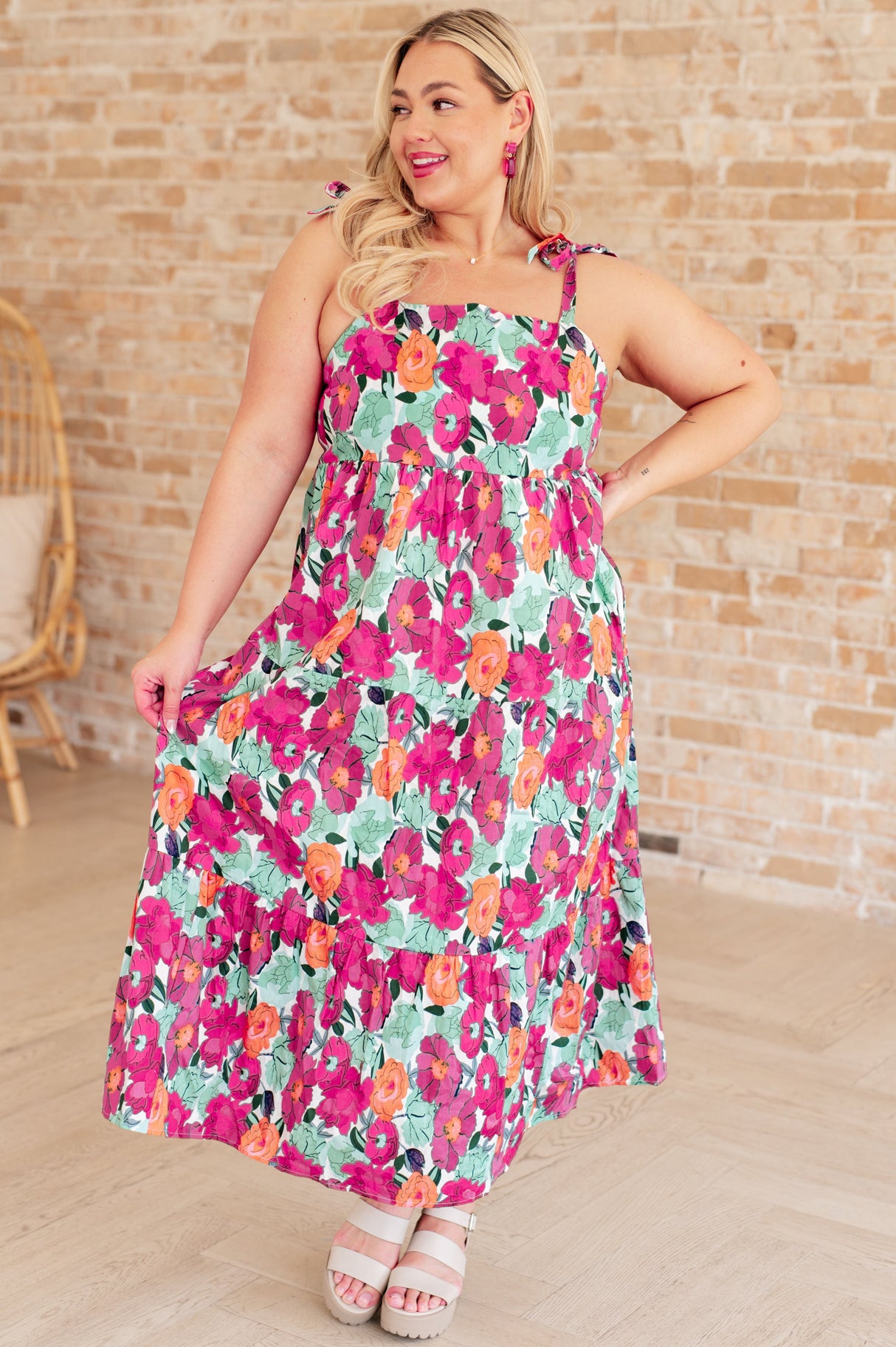Vestido escalonado de Such a Lover Girl
