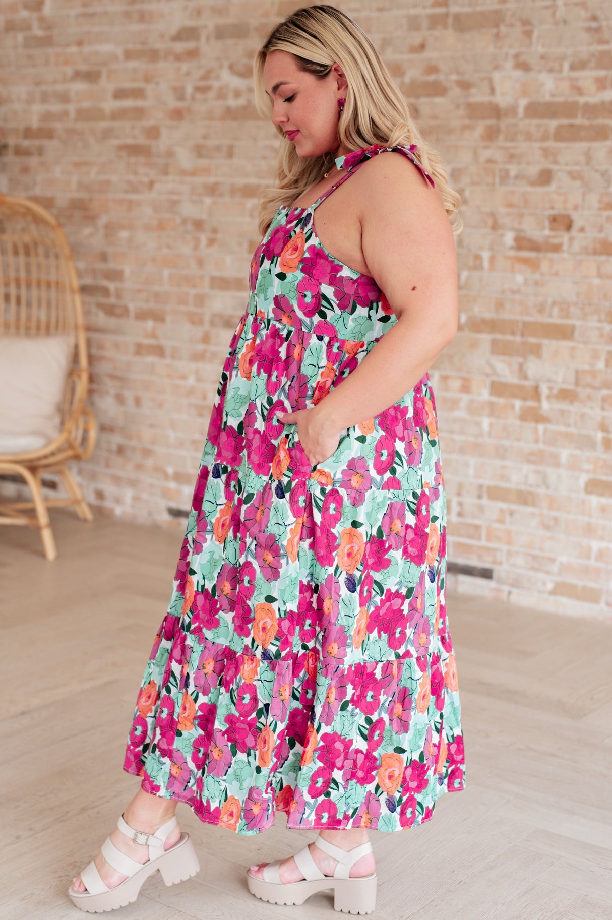 Vestido escalonado de Such a Lover Girl
