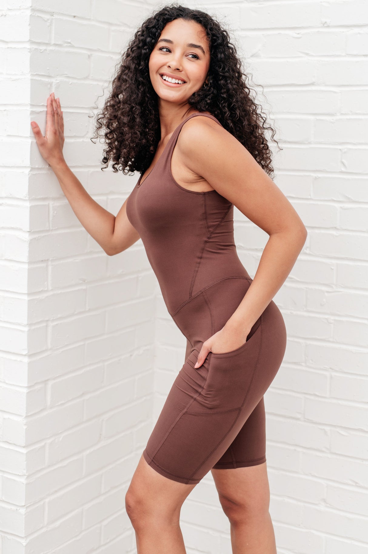 Sun Salutations Body Suit in Java - Liarian Unlimited Boutique