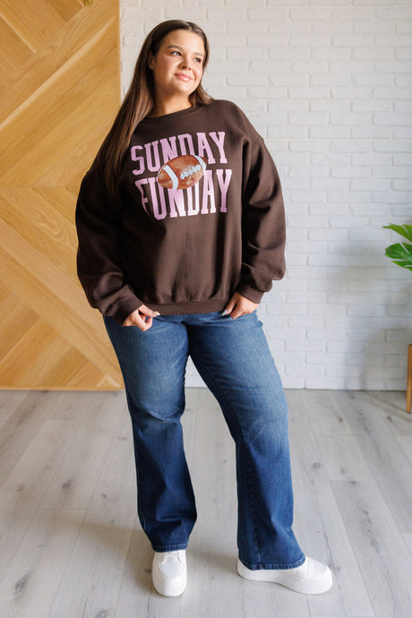 Sudadera con estampado "Sunday Funday"