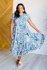 Surf Watch Tiered Midi Dress - Liarian Unlimited Boutique