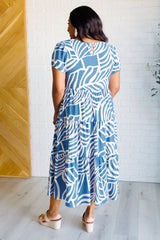Surf Watch Tiered Midi Dress - Liarian Unlimited Boutique