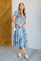 Surf Watch Tiered Midi Dress - Liarian Unlimited Boutique