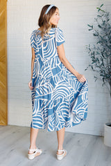 Surf Watch Tiered Midi Dress - Liarian Unlimited Boutique