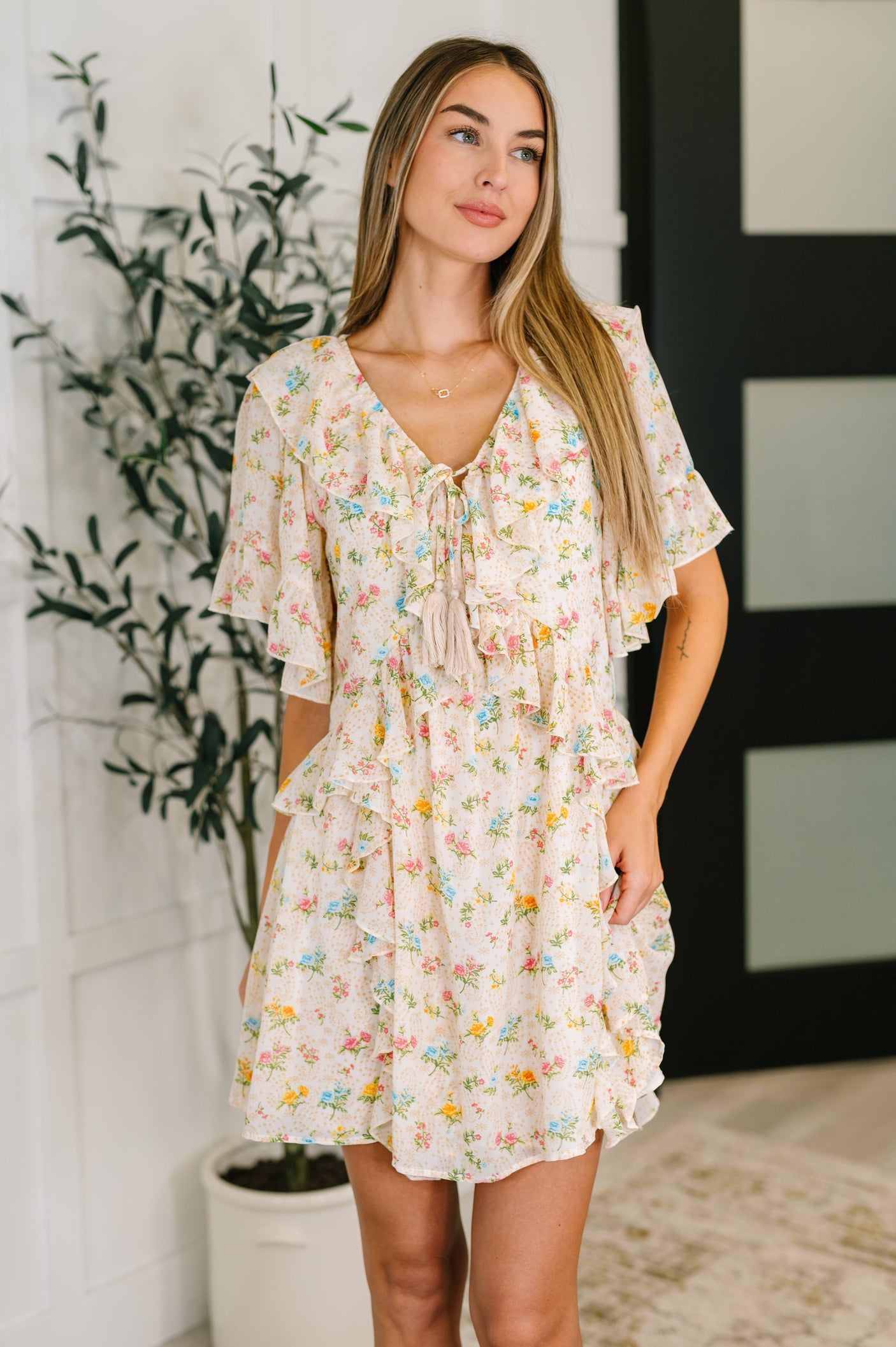 Vestido bohemio floral Sweet Escape