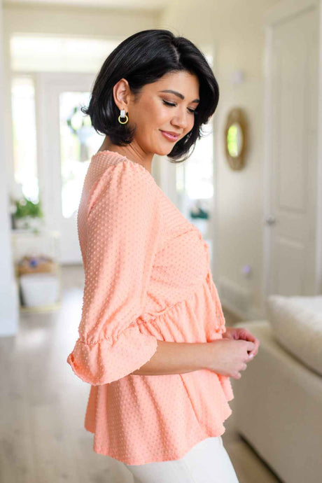 Sweet Sherbet Swiss Dot Top - Liarian Unlimited Boutique