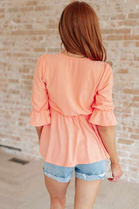 Sweet Sherbet Swiss Dot Top - Liarian Unlimited Boutique