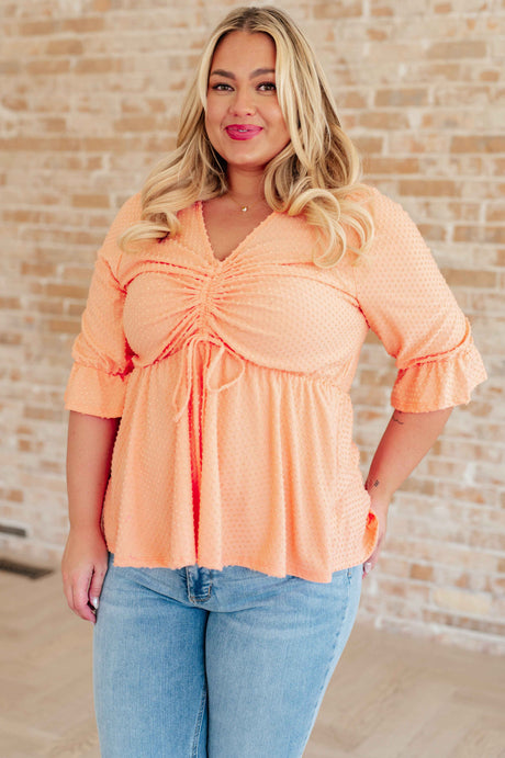 Sweet Sherbet Swiss Dot Top - Liarian Unlimited Boutique