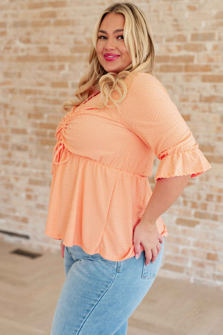 Sweet Sherbet Swiss Dot Top - Liarian Unlimited Boutique