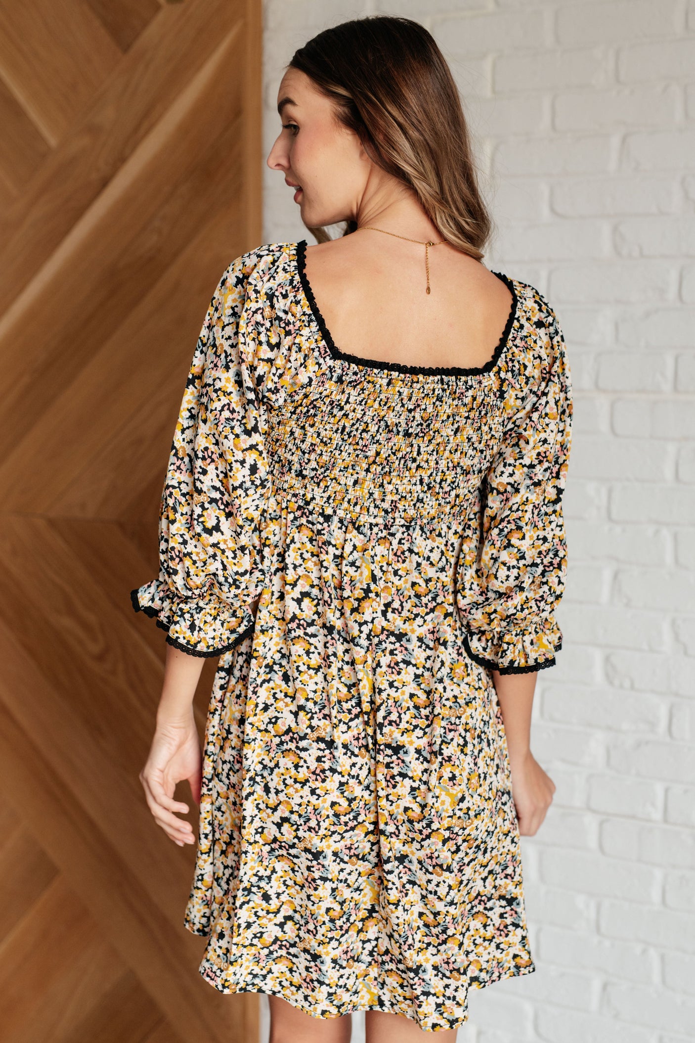 Vestido babydoll floral Sweet Solitude