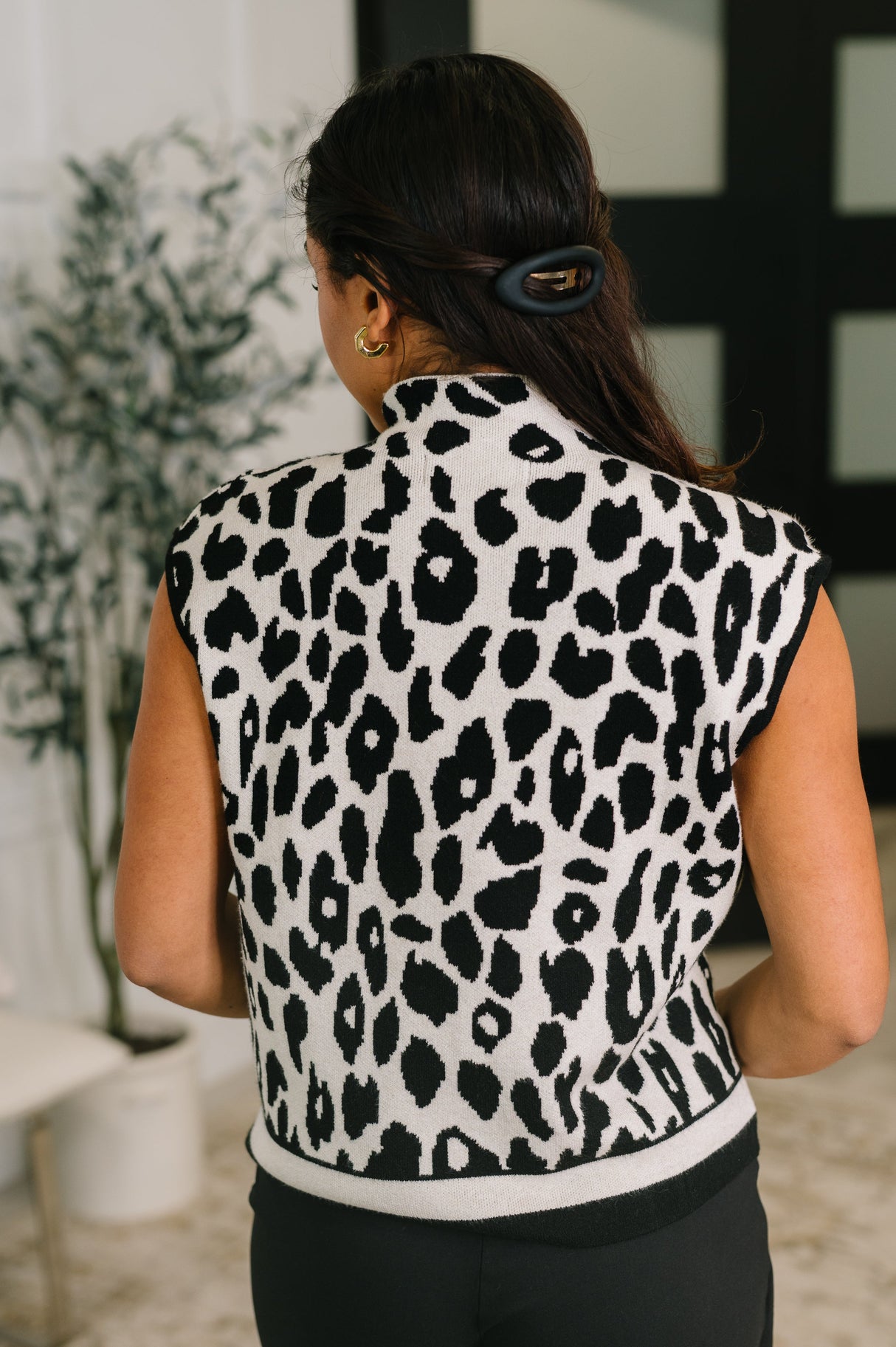 Blusa de punto de cuello alto Sweet Temptations