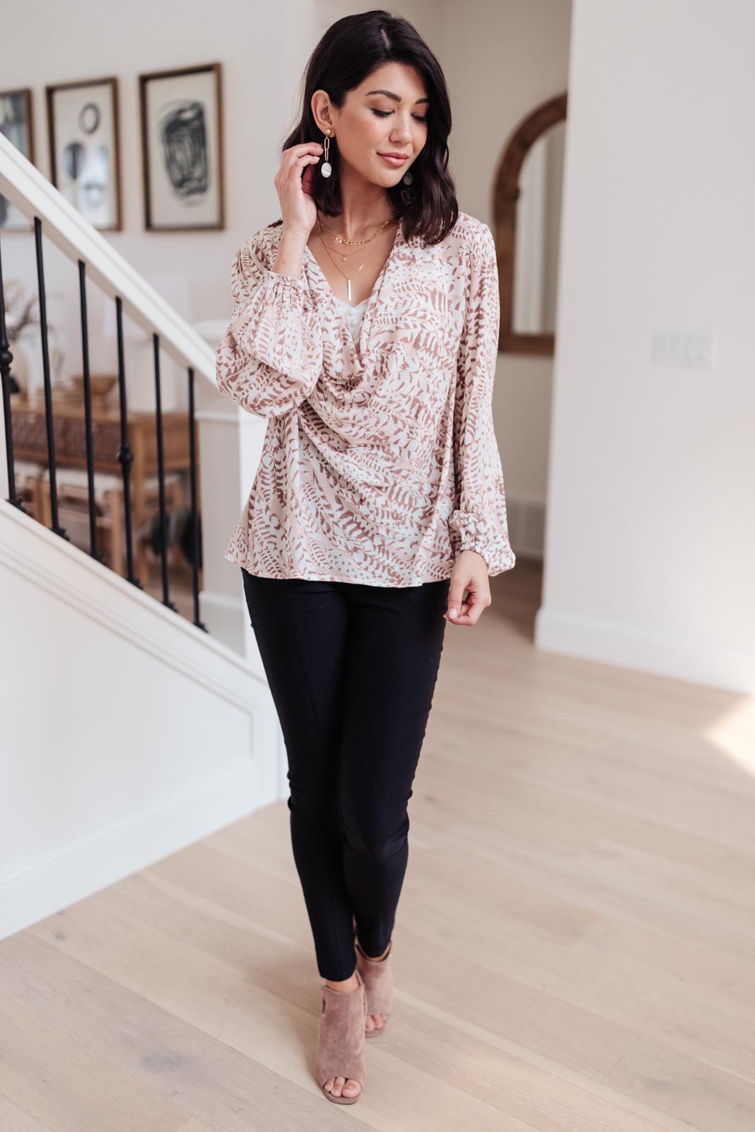 Top de cuello alto Take Flight