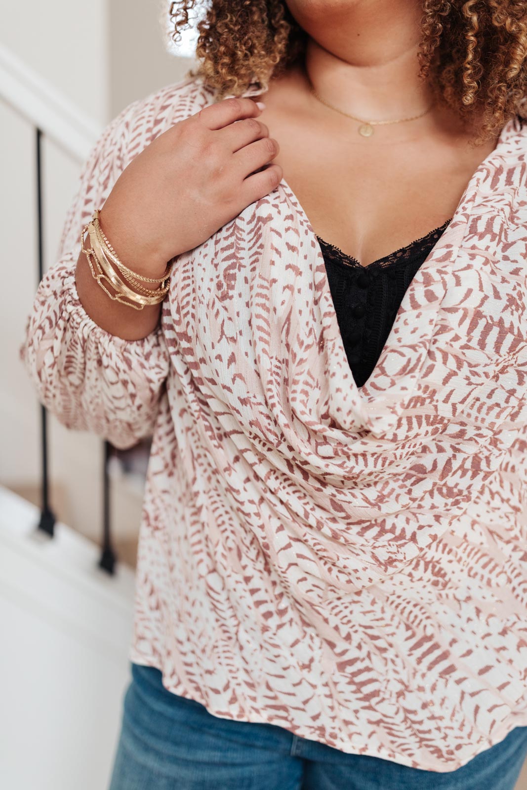 Top de cuello alto Take Flight