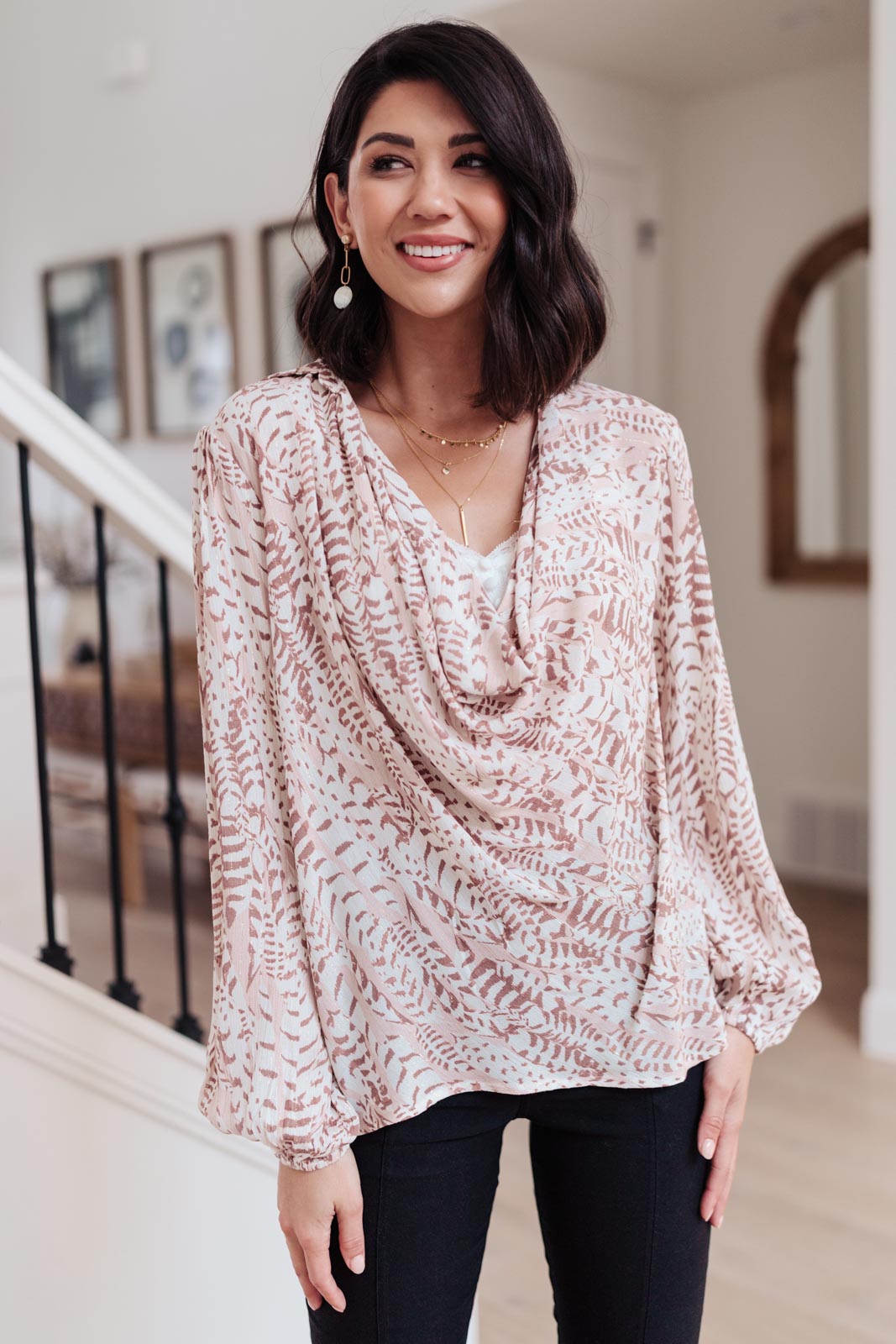 Top de cuello alto Take Flight