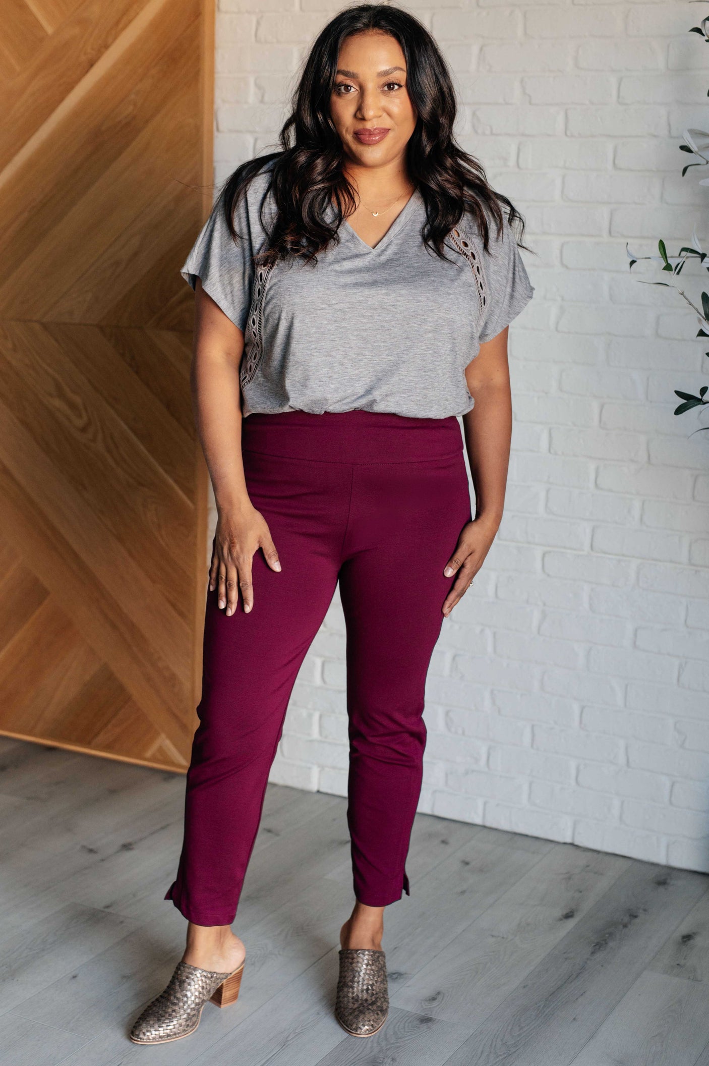 Parte superior con ribete de ojales Take it Easy