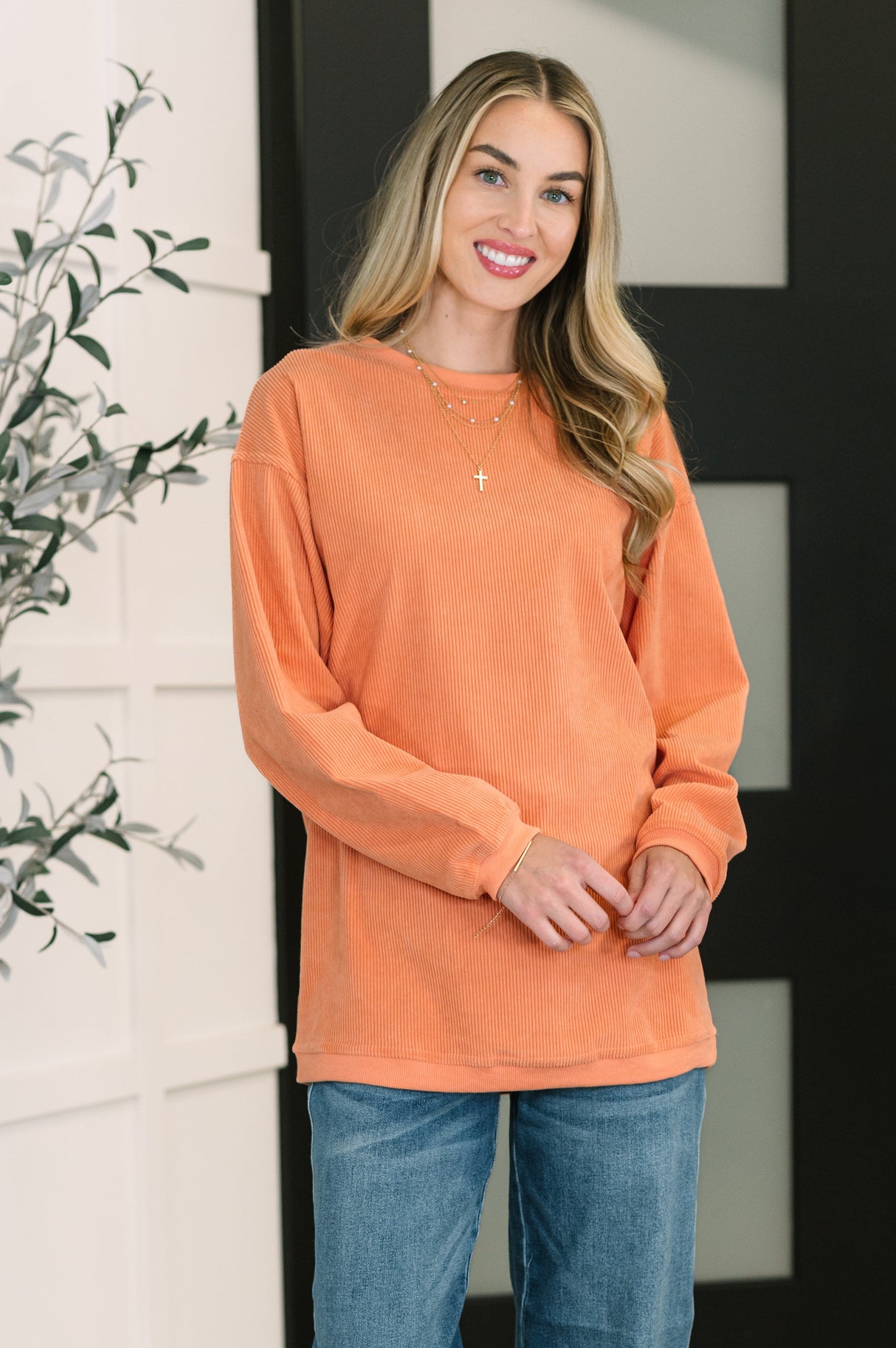 Sudadera de pana extragrande Taking A Drive