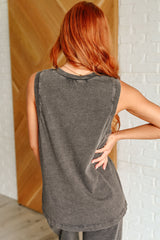 Taking It Easy Tank and Pants Set in Black - Liarian Unlimited Boutique