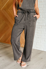 Taking It Easy Tank and Pants Set in Black - Liarian Unlimited Boutique