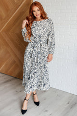 Vestido plisado para la hora del té