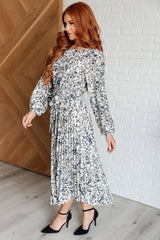 Vestido plisado para la hora del té