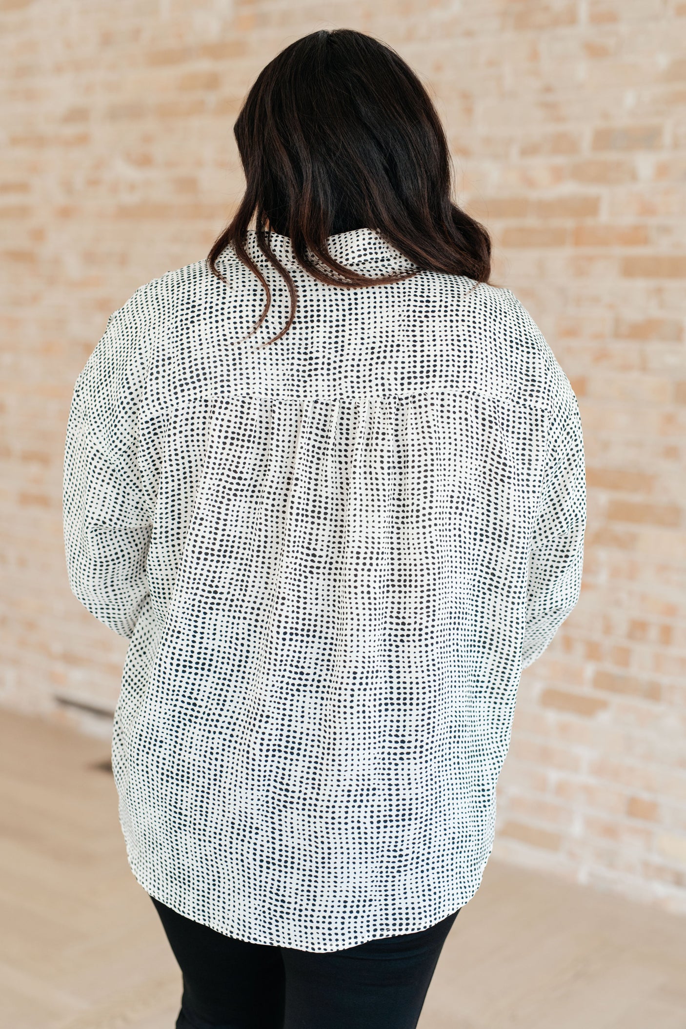 Términos de cariño: Camisa con mangas dolman y botones